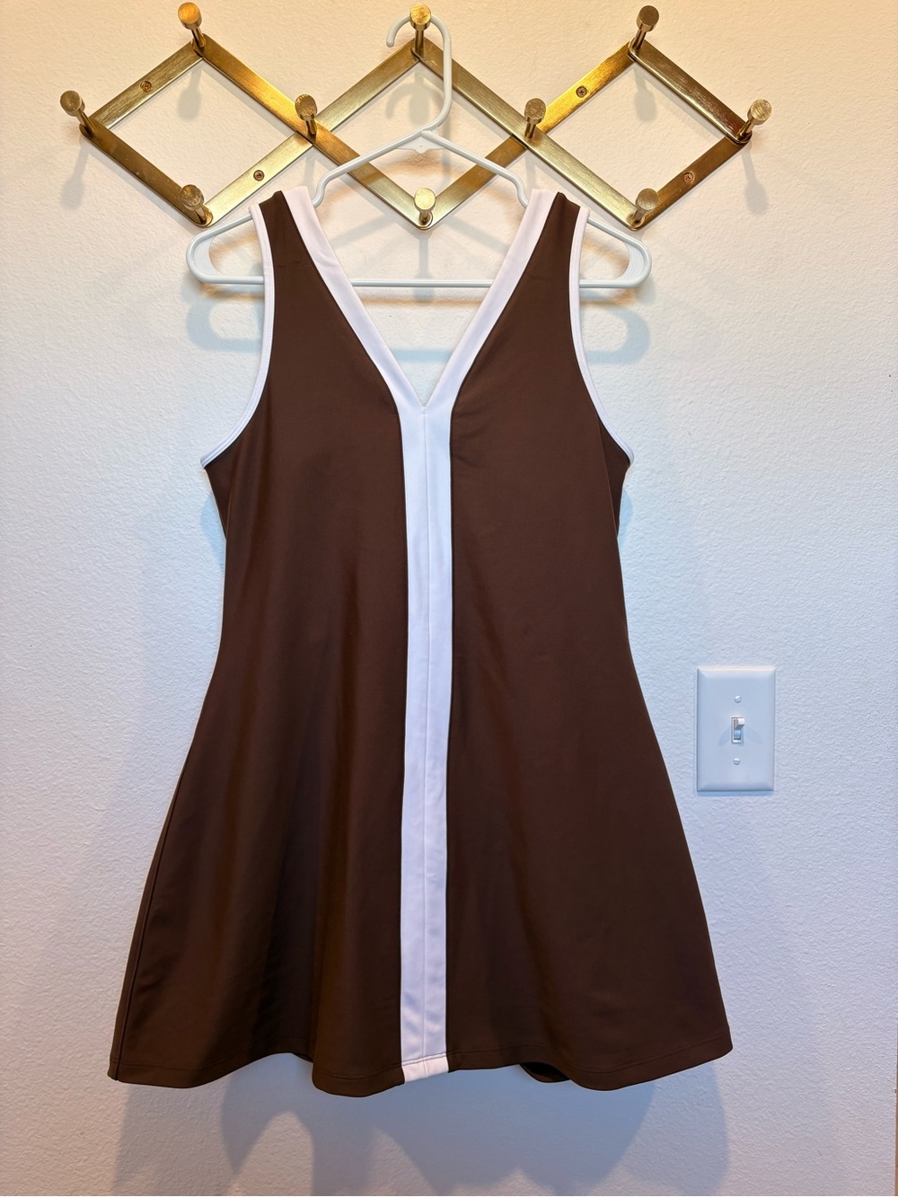 🤎 Abercrombie YPB sculptLUX Active Dress | L Petite | Sold-Out Color